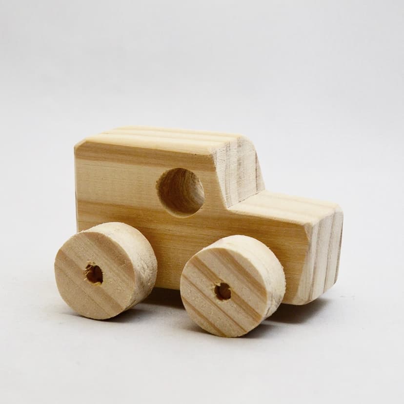 Carro de juguete de madera