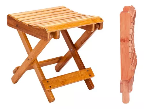 Mesa plegable de madera