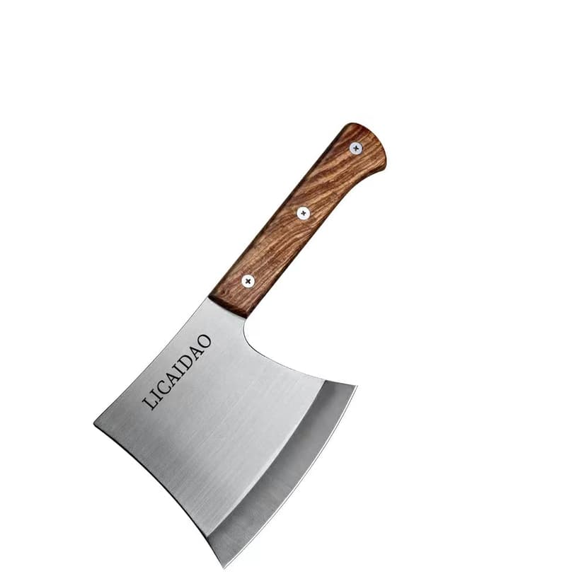Cuchillo de chef con mango de madera