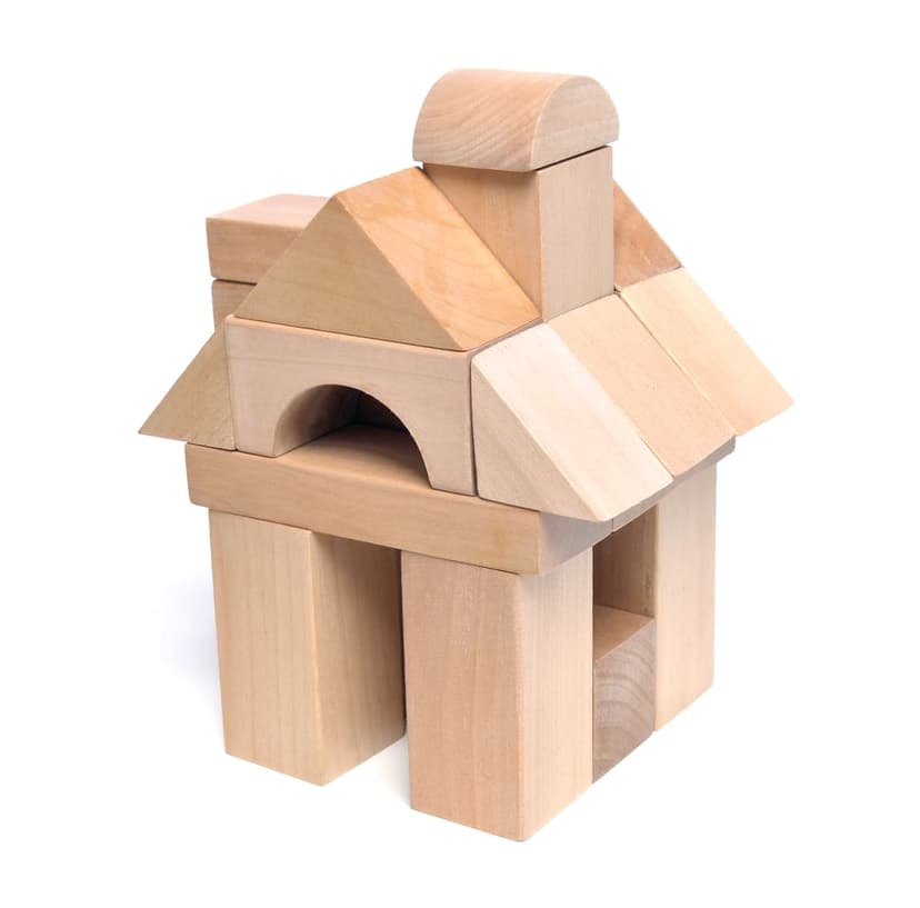 Juguete de construcción de madera