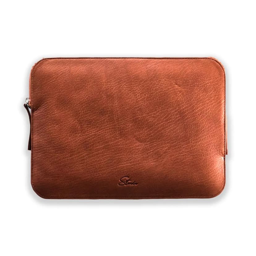 Funda para laptop de cuero