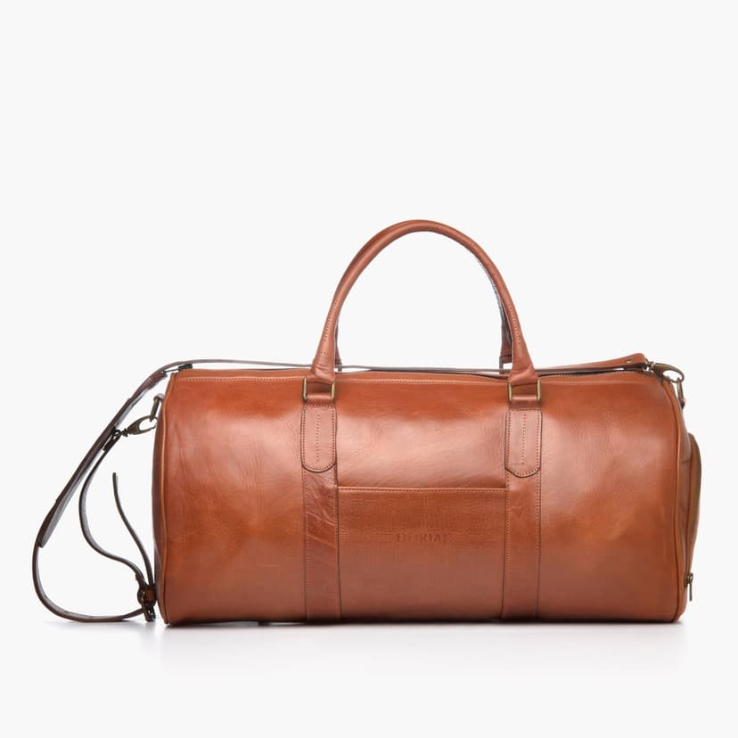 Bolso de mano de cuero