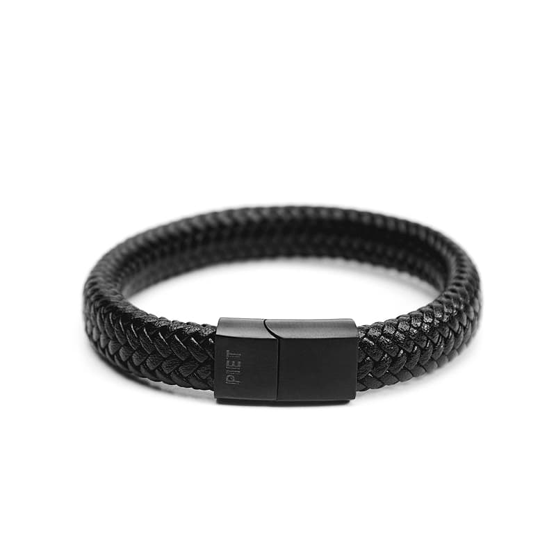 Pulsera de cuero trenzado